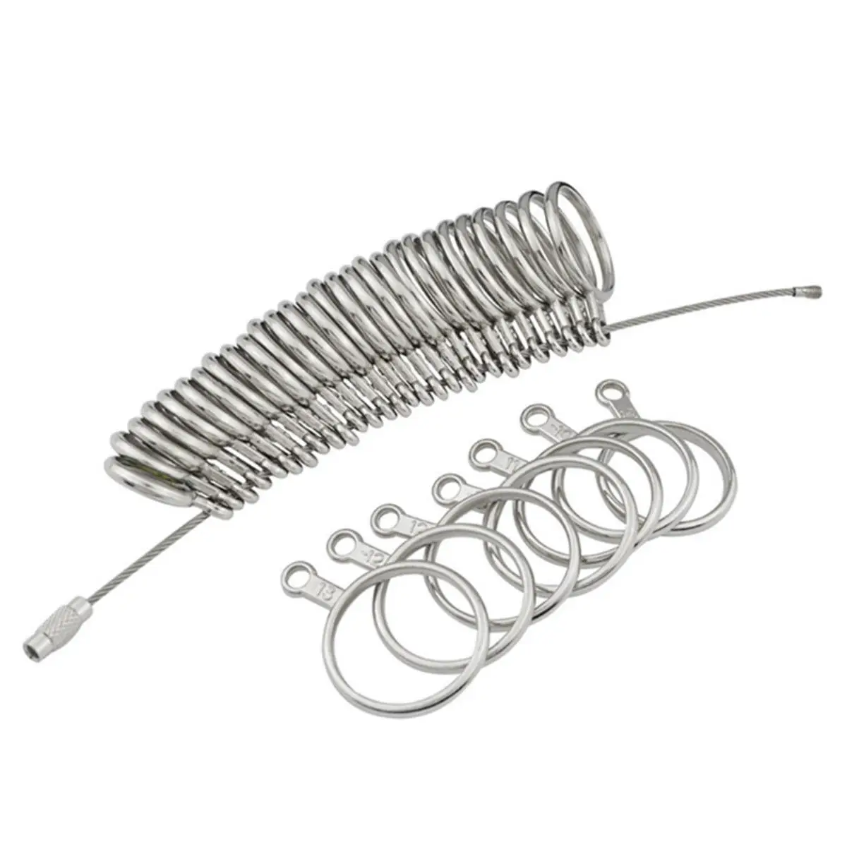 27pcs Metal Finger Ring Sizer Set Zinc Alloy Measure Gauge for Custom Jewelry Tool US/UK Sizes
27pcs Metal Finger Ring Sizer Set Zinc Alloy Measure Gauge for Custom Jewelry Tool US/UK Sizes