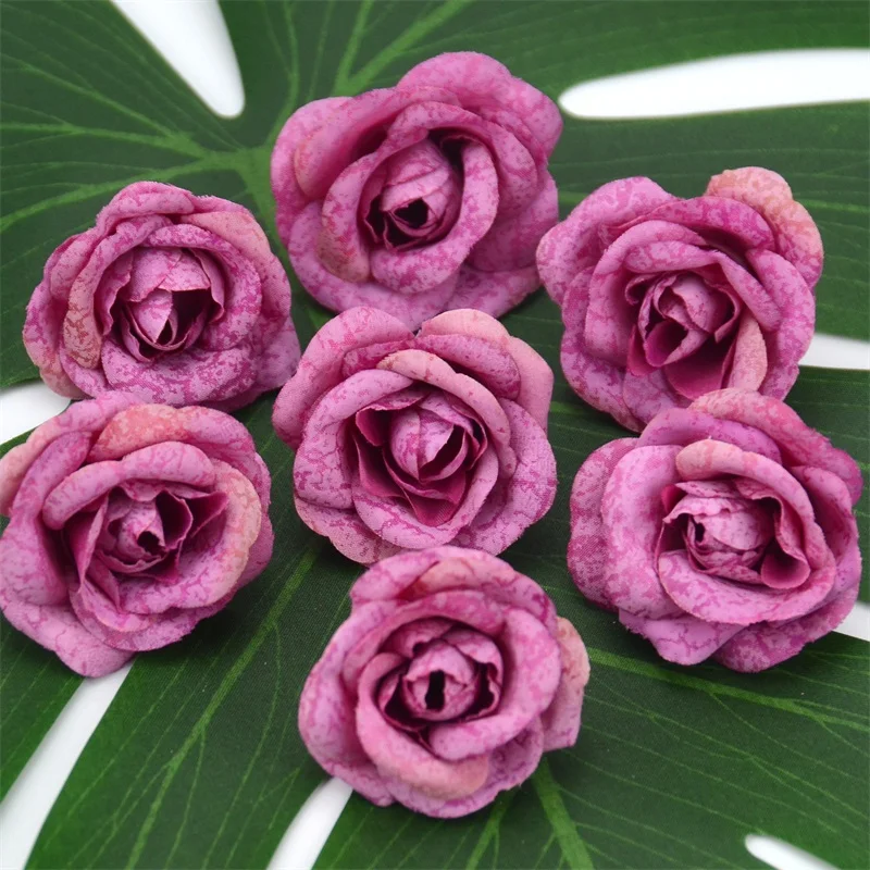 50pcs/lot Cheap 4cm Silk Artificial Retro Rose Flower For Home Wedding Christmas Decoration DIY Wreath Handicrafts Fake Flowers 
50pcs/lot Cheap 4cm Silk Artificial Retro Rose Flower For Home Wedding Christmas Decoration DIY Wreath Handicrafts Fake Flowers