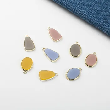 SEA MEW 30 PCS 24*16mm 24*14mm Fashion Metal Alloy Resin Earrings Pendant Charm For Jewelry Making
SEA MEW 30 PCS 24*16mm 24*14mm Fashion Metal Alloy Resin Earrings Pendant Charm For Jewelry Making