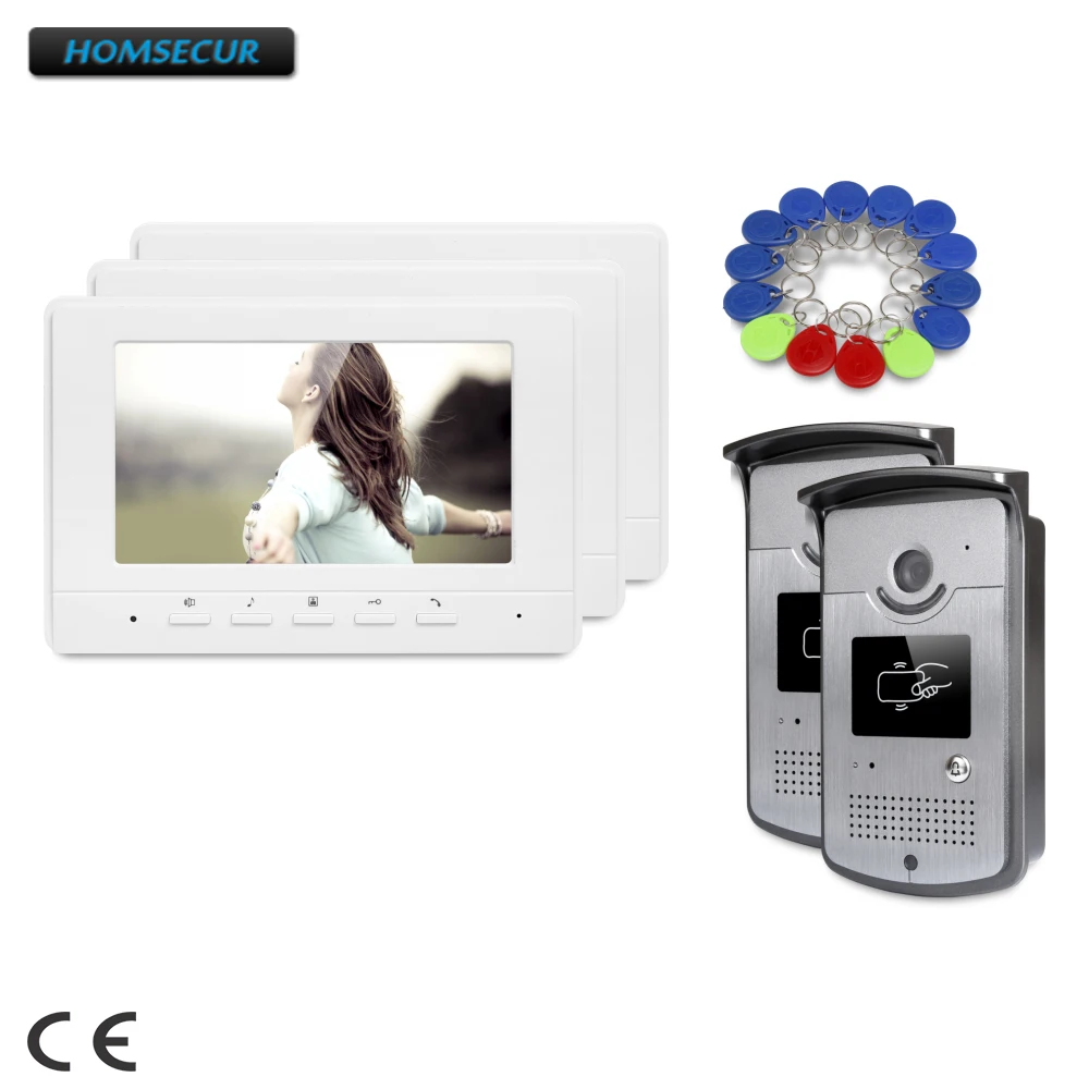 HOMSECUR 7" Video Security Door Phone with Mute Mode for Home Security for House/ Flat : XC001+XM707-W
HOMSECUR 7" Video Security Door Phone with Mute Mode for Home Security for House/ Flat : XC001+XM707-W