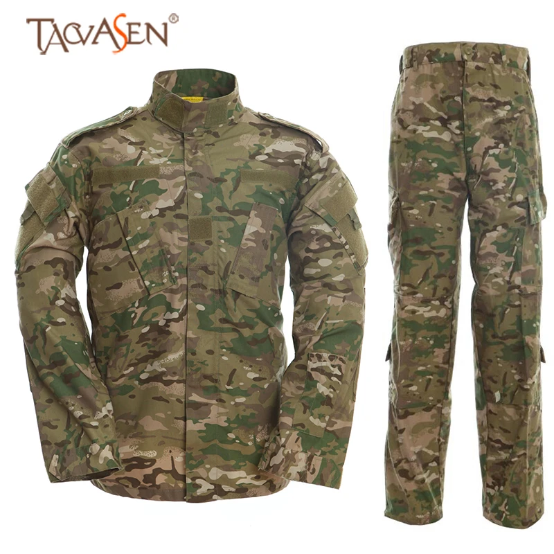 TACVASEN Camouflage Tactical Suit Men Army Military Suit Hunting Suit Tactical Jacket Trekking Pants Men Camping Hiking Clothes
TACVASEN Camouflage Tactical Suit Men Army Military Suit Hunting Suit Tactical Jacket Trekking Pants Men Camping Hiking Clothes