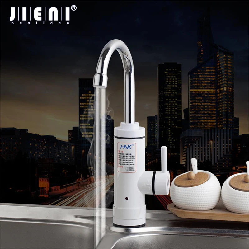 JIENI Instant Tankless Electric Hot Water Heater Faucet Rotated Kitchen Instant Heating Tap Swivel Water Heater Basin Mixer Tap
JIENI Instant Tankless Electric Hot Water Heater Faucet Rotated Kitchen Instant Heating Tap Swivel Water Heater Basin Mixer Tap