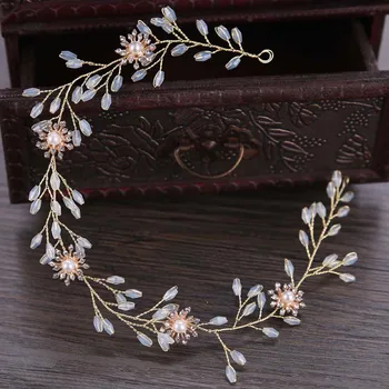 Crystal Pearl Flower Bride Head Band Tiara Bridal Headband Headpiece Jewelry Noiva Wedding Crown Hair Accessories Decoration SL
Crystal Pearl Flower Bride Head Band Tiara Bridal Headband Headpiece Jewelry Noiva Wedding Crown Hair Accessories Decoration SL