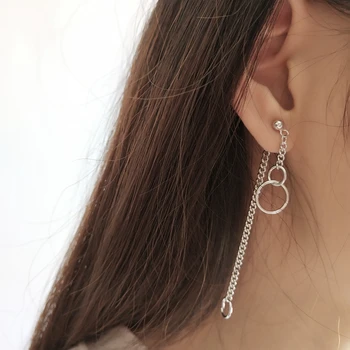LouLeur One Piece long chain circle tassel earrings 925 sterling silver trendy creative new elegant stud earrings women jewelry
LouLeur One Piece long chain circle tassel earrings 925 sterling silver trendy creative new elegant stud earrings women jewelry