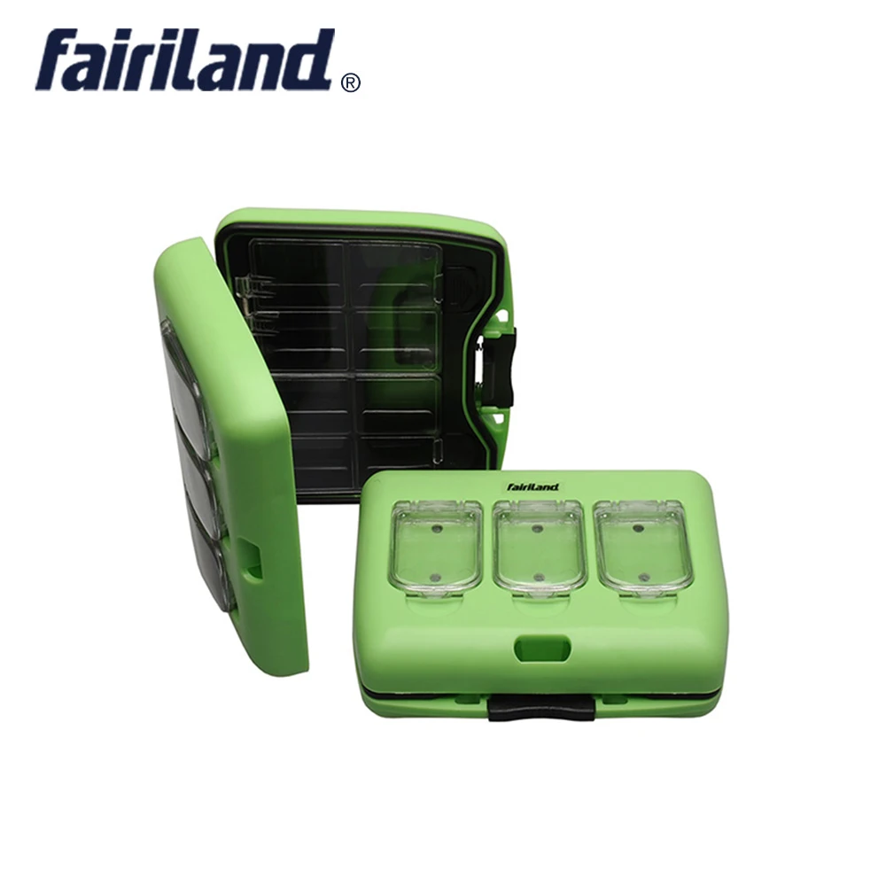 Fairiland fishing tackle box 10.5*9*3cm fishing hook lure boxes 18 Compartments Storage Case portable fishing accessories holder
Fairiland fishing tackle box 10.5*9*3cm fishing hook lure boxes 18 Compartments Storage Case portable fishing accessories holder