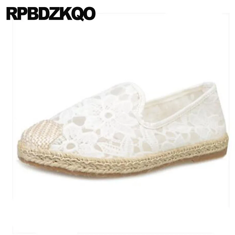 Silver Women Straw Flower Espadrilles Hemp Hollow Out Walking Gold Cheap Mesh Designer Shoes China Lace Loafers Breathable Flats
Silver Women Straw Flower Espadrilles Hemp Hollow Out Walking Gold Cheap Mesh Designer Shoes China Lace Loafers Breathable Flats
