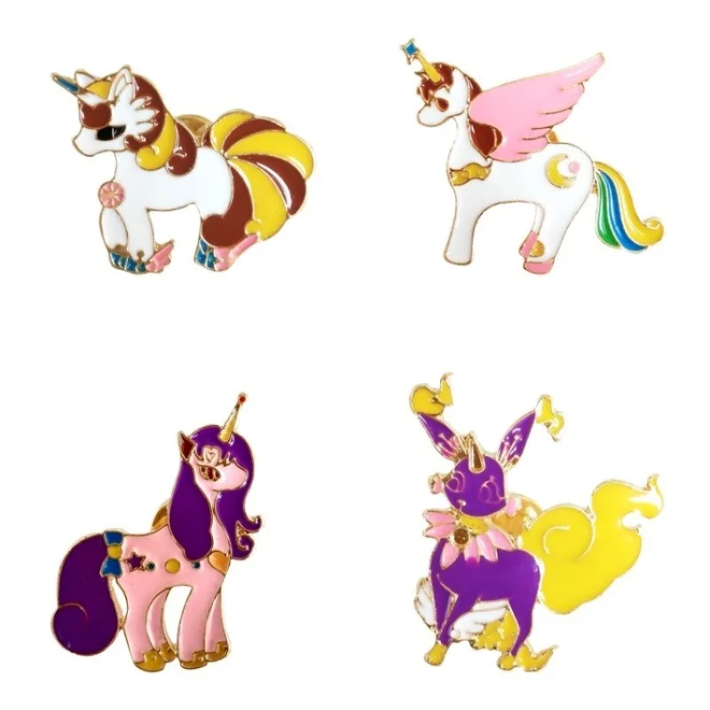 2017 New Creative 4 Style Cartoon Brooch Pegasus/Unicorn / Color Horse Head Enamel Pin Brooch Pin Accessories Wholesale
2017 New Creative 4 Style Cartoon Brooch Pegasus/Unicorn / Color Horse Head Enamel Pin Brooch Pin Accessories Wholesale