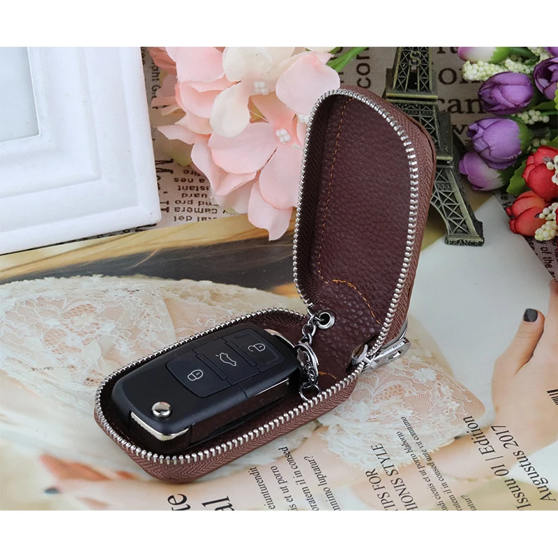 New Arrivals Genuine Leather Car Key Holder Wallet Crocodile Pattern Key chain Covers Zipper Key Case Bag Unisex Pouch Purses
New Arrivals Genuine Leather Car Key Holder Wallet Crocodile Pattern Key chain Covers Zipper Key Case Bag Unisex Pouch Purses