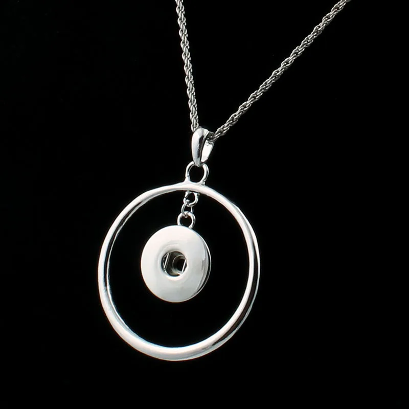 NEW Fashion Metal Snap Necklace Metal Round Circles Elegant Length fit 18MM Snap Buttons Jewelry Wholesale Women
NEW Fashion Metal Snap Necklace Metal Round Circles Elegant Length fit 18MM Snap Buttons Jewelry Wholesale Women