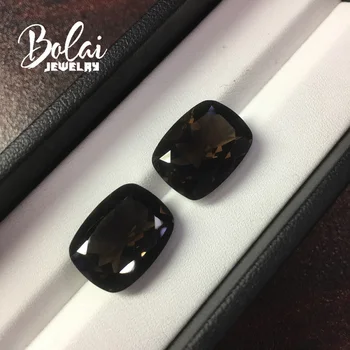 Bolaijewelry,100%natural smoky quartz cushion 10*14mm 2pcs/17.65ct for silver jewelry mounting and Do It Yourself jewelry
Bolaijewelry,100%natural smoky quartz cushion 10*14mm 2pcs/17.65ct for silver jewelry mounting and Do It Yourself jewelry
