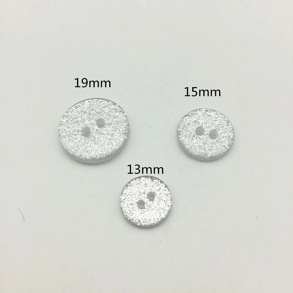 50pcs 13mm/15mm/19mm Silver Glitter Resin Round Buttons For Clothing 2 Holes Sewing Sparkle Accessories Scrapbook Embellishments
50pcs 13mm/15mm/19mm Silver Glitter Resin Round Buttons For Clothing 2 Holes Sewing Sparkle Accessories Scrapbook Embellishments