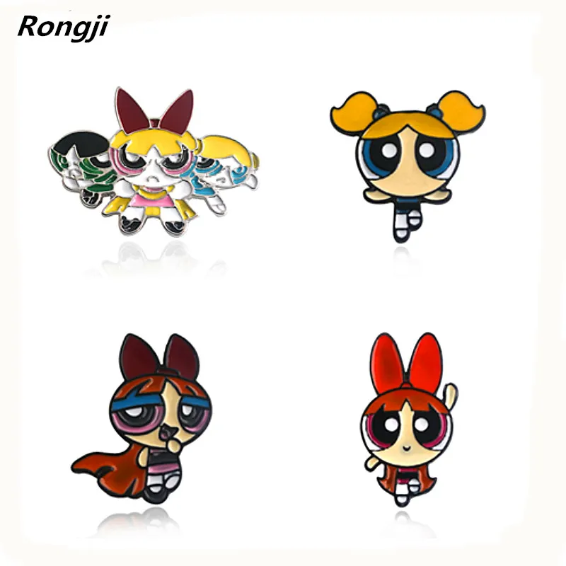 20pc rongji jewelry Anime The Powerpuff Girls Brooches charms Pin cosplay men and women enamel zinc alloy jewelry
20pc rongji jewelry Anime The Powerpuff Girls Brooches charms Pin cosplay men and women enamel zinc alloy jewelry