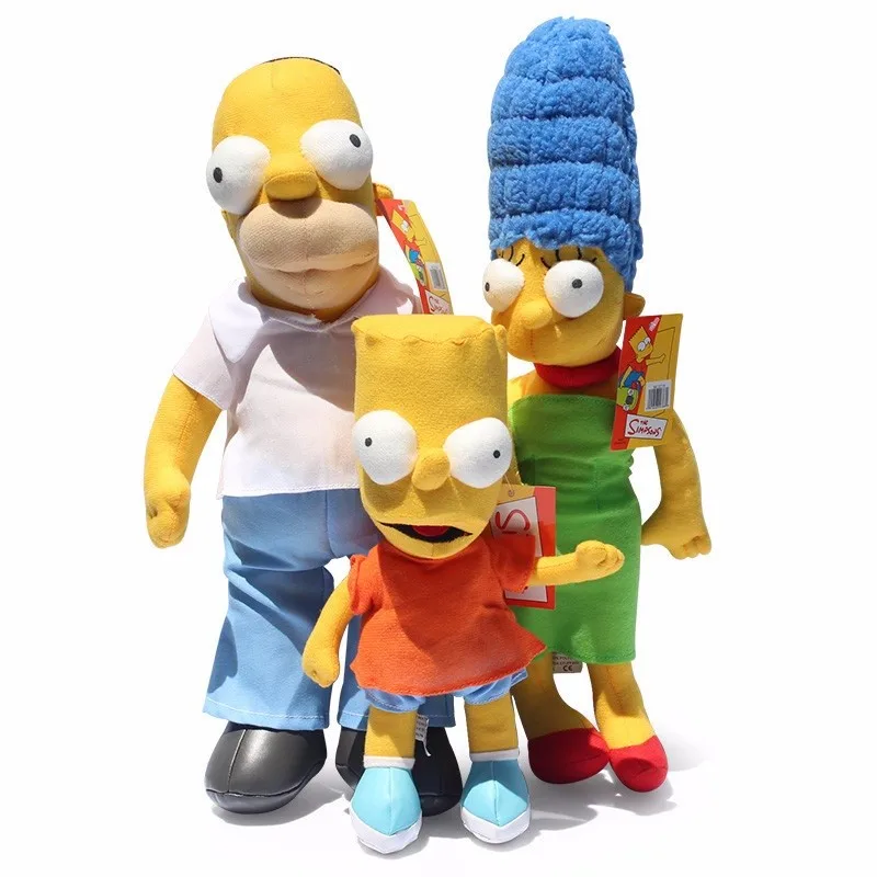 Skyleshine 3pcs/Lot The Simpsons Family Cartoon Movie Plush Doll Toys Stuffed Toy 30~43cm Kids Toys S8216
Skyleshine 3pcs/Lot The Simpsons Family Cartoon Movie Plush Doll Toys Stuffed Toy 30~43cm Kids Toys S8216