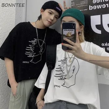 T-shirts Women Summer Short Sleeve Students Breathable Clothing Womens Tops Simple Harajuku Street Couple T-shirt Trendy Ulzzang 
T-shirts Women Summer Short Sleeve Students Breathable Clothing Womens Tops Simple Harajuku Street Couple T-shirt Trendy Ulzzang