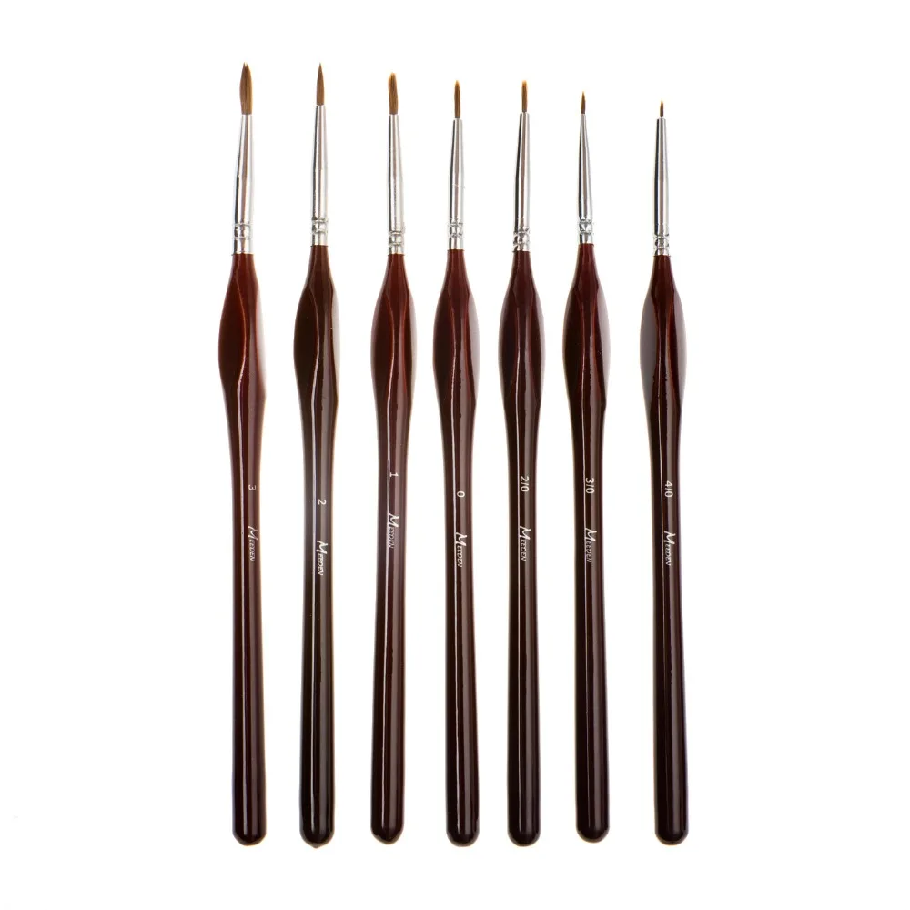 MEEDEN Professional Sable Hair Detail Paint Brush Set - 7 Miniature Art Brushes for Fine Detailing & Art Painting
MEEDEN Professional Sable Hair Detail Paint Brush Set - 7 Miniature Art Brushes for Fine Detailing & Art Painting