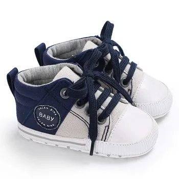 Newborn baby shoes first walkers toddler moccasins Casual boys girls soft sole canvas lace up shoes infant baby gift 0-18M
Newborn baby shoes first walkers toddler moccasins Casual boys girls soft sole canvas lace up shoes infant baby gift 0-18M