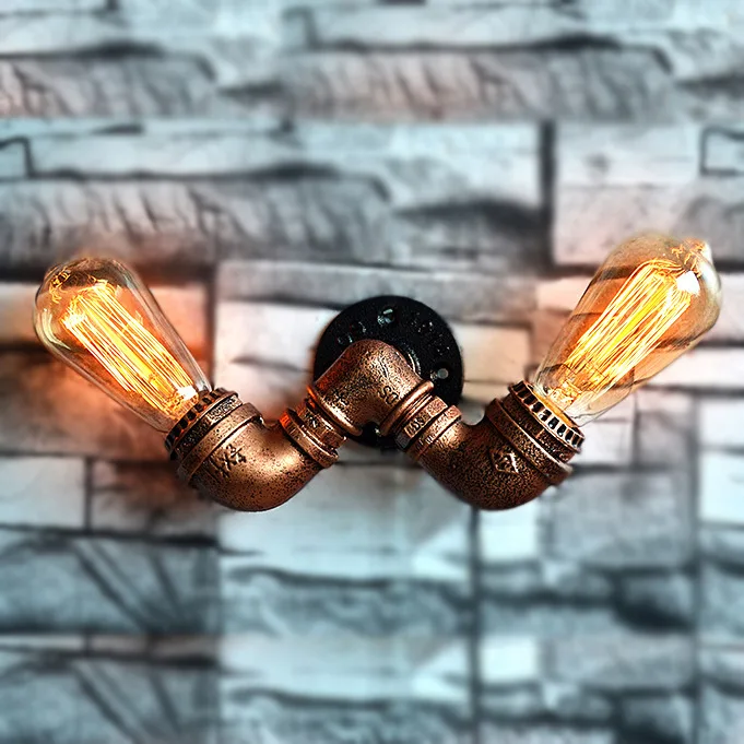 European antique iron pipe wall lamp creative home alphabet lamp bar restaurant decorative lights
European antique iron pipe wall lamp creative home alphabet lamp bar restaurant decorative lights