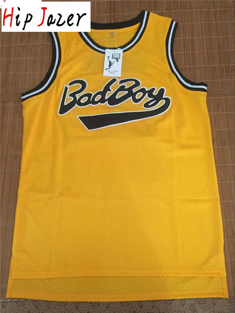 

movie Basketball Jersey Men's street dancing hiphop Jerseys Smalls #72 Bad Boy Shirt BIG Stitched Sport Jersey