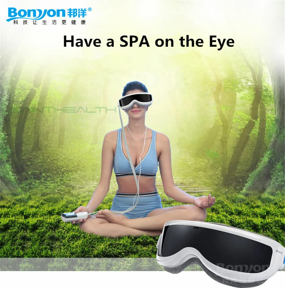 2016 Tens Electric Acupuncture Eye Massager Magnetic Usb With Infrared Heating Air Pressure Vibration And Music Anti Myopia | Красота и