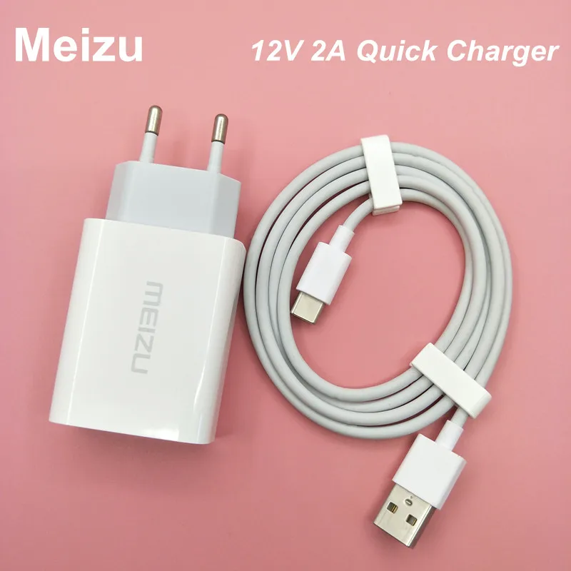 Original Meizu QC 2.0 EU Charger Wall adapter 1 Meter USB 3.1 Type C Cable 2A fast charge Data line for Pro 6 7 plus MX6 MX7 M6
Original Meizu QC 2.0 EU Charger Wall adapter 1 Meter USB 3.1 Type C Cable 2A fast charge Data line for Pro 6 7 plus MX6 MX7 M6