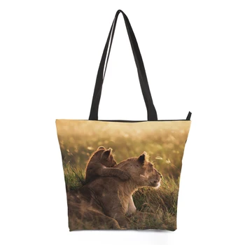 CROWDALE DIY Customizer Women Bag 3D-lion series Printing Shoulder Bag Trapeze bag Handbag Casual Tote Handbag 44.5cm*35cm
CROWDALE DIY Customizer Women Bag 3D-lion series Printing Shoulder Bag Trapeze bag Handbag Casual Tote Handbag 44.5cm*35cm
