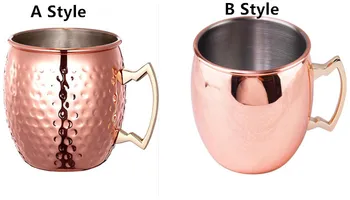 Quevinal 100pcs 550ml 18oz Copper Mug Stainless Steel Beer Cup Moscow Mule Mug Rose Gold Hammered Copper Plated Drinkware mugs
Quevinal 100pcs 550ml 18oz Copper Mug Stainless Steel Beer Cup Moscow Mule Mug Rose Gold Hammered Copper Plated Drinkware mugs