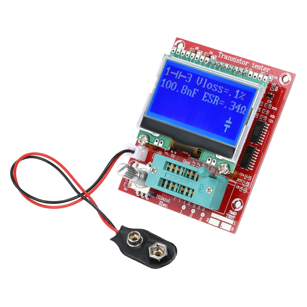 meterk PWM Square Wave Signal Generator LCR Resistance Inductance Diode Capacitance ESR Frequency Meter M644 Transistor Tester
meterk PWM Square Wave Signal Generator LCR Resistance Inductance Diode Capacitance ESR Frequency Meter M644 Transistor Tester
