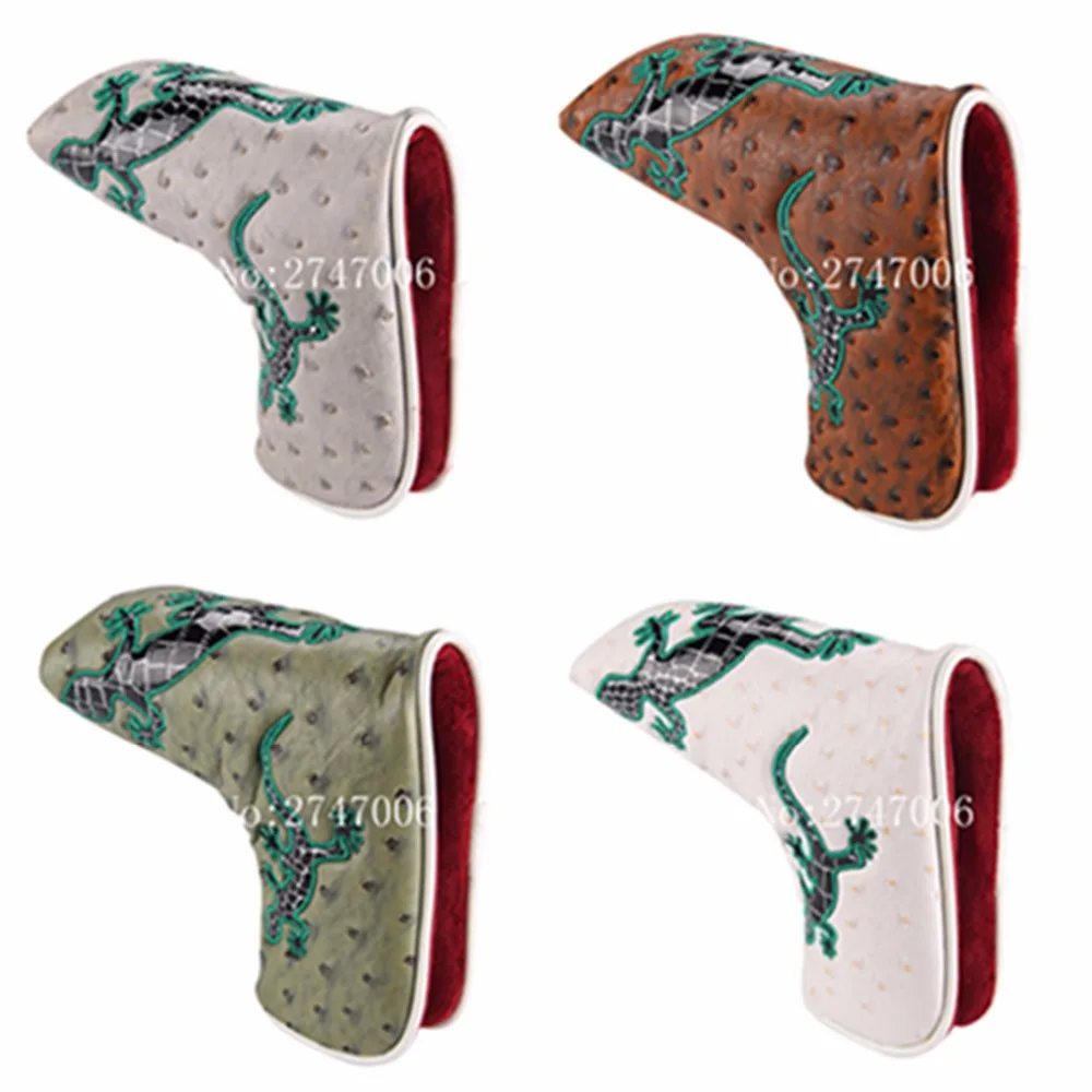 1pc Gecko Decor Blade Style Putter Cover Golf Headcover Vintage Magnetic Head Cover Golf Club Cover Free Shipping Pu Leather
1pc Gecko Decor Blade Style Putter Cover Golf Headcover Vintage Magnetic Head Cover Golf Club Cover Free Shipping Pu Leather