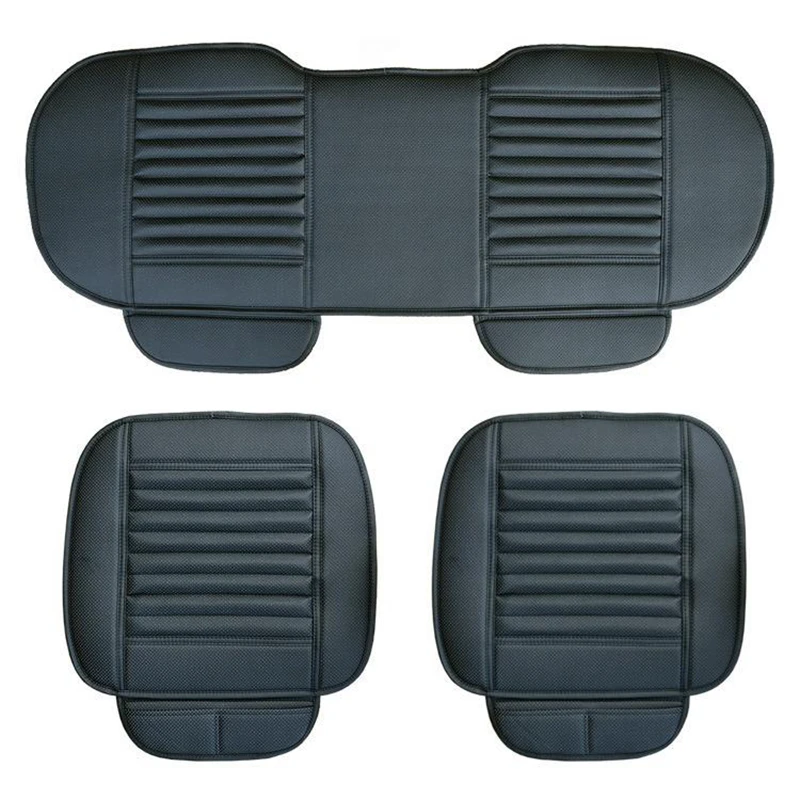 LMoDri Universal Car Seat Cover Automobile Seat Cushion Pad Wearable Resistant Leather Front Rear Seats Bamboo Carbon 3 Pieces
LMoDri Universal Car Seat Cover Automobile Seat Cushion Pad Wearable Resistant Leather Front Rear Seats Bamboo Carbon 3 Pieces