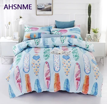 AHSNME Cool Summer Green Leaf Surfboard Quilt Cover Set Light Blue Polyester Bedding Set Super King Queen Full Twin Size Bed Set
AHSNME Cool Summer Green Leaf Surfboard Quilt Cover Set Light Blue Polyester Bedding Set Super King Queen Full Twin Size Bed Set
