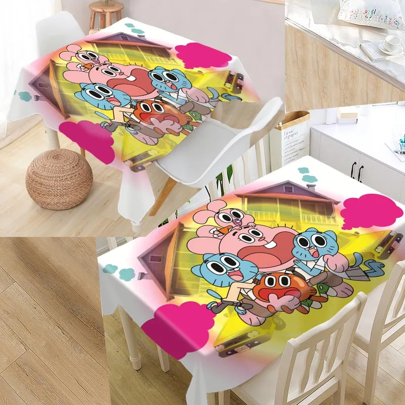 Custom The Amazing World Gumball Table Cloth Oxford Print Rectangular Waterproof Oilproof Table Cover Square Wedding Tablecloth
Custom The Amazing World Gumball Table Cloth Oxford Print Rectangular Waterproof Oilproof Table Cover Square Wedding Tablecloth