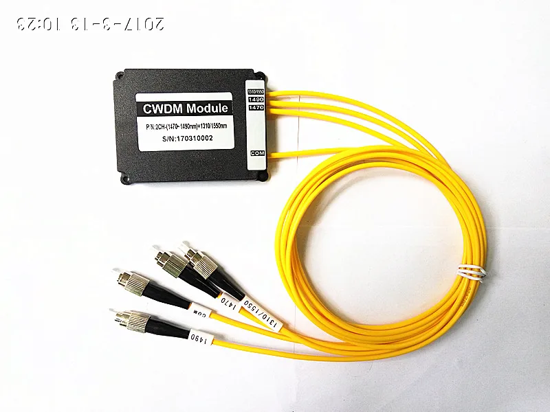 4channel fiber optic CWDM,mux and Demux CWDM 4CH channels 1470nm 1490nm+1310/1550nm FC/APC
4channel fiber optic CWDM,mux and Demux CWDM 4CH channels 1470nm 1490nm+1310/1550nm FC/APC