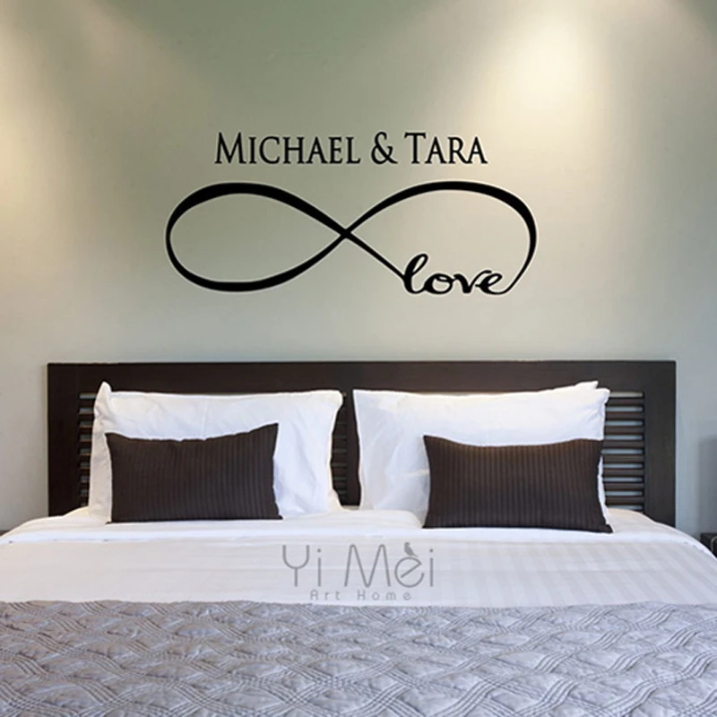 Romantic Love Bedroom Customized Personalized Name Lover Words Vinyl Wall Sticker Decal Mural Wallpaper Room Home Decor 50x110cm
Romantic Love Bedroom Customized Personalized Name Lover Words Vinyl Wall Sticker Decal Mural Wallpaper Room Home Decor 50x110cm
