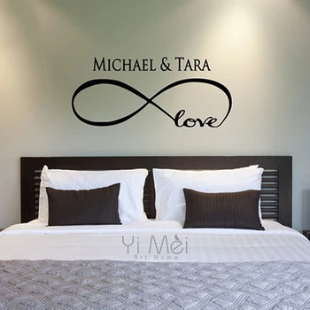 Romantic Love Bedroom Customized Personalized Name Lover Words Vinyl Wall Sticker Decal Mural Wallpaper Room Home Decor 50x110cm
Romantic Love Bedroom Customized Personalized Name Lover Words Vinyl Wall Sticker Decal Mural Wallpaper Room Home Decor 50x110cm