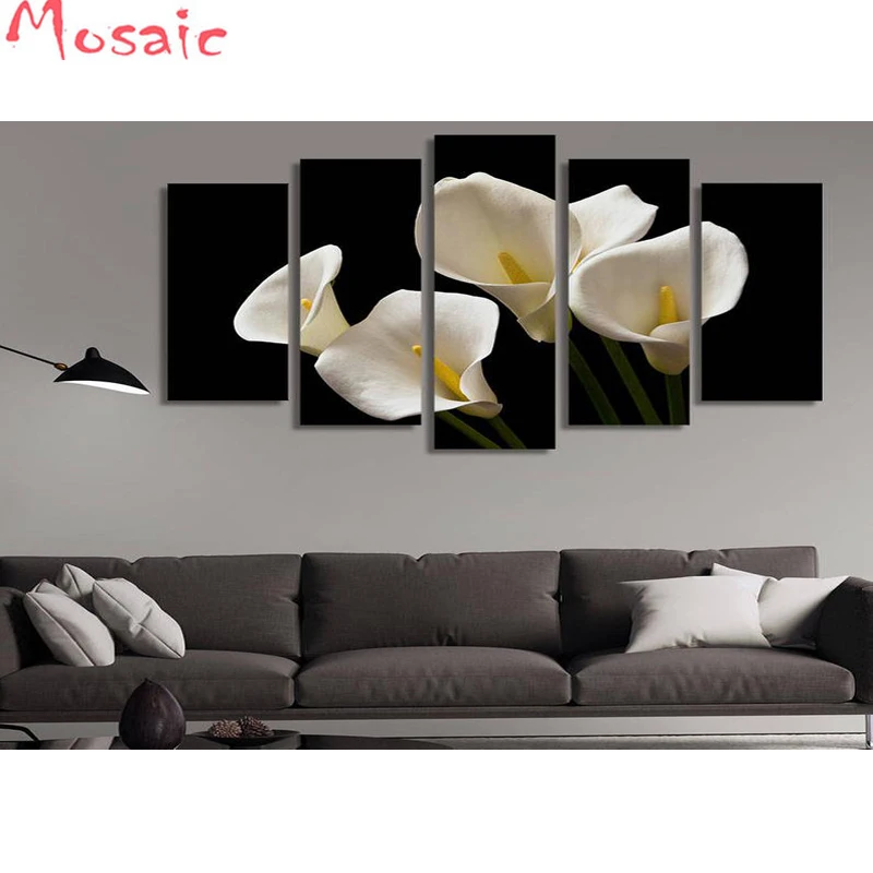 5pcs/set Calla lily flowers Painting Full square round DIY 5D Diamond Painting cross stitch kits mosaic embroidery
5pcs/set Calla lily flowers Painting Full square round DIY 5D Diamond Painting cross stitch kits mosaic embroidery