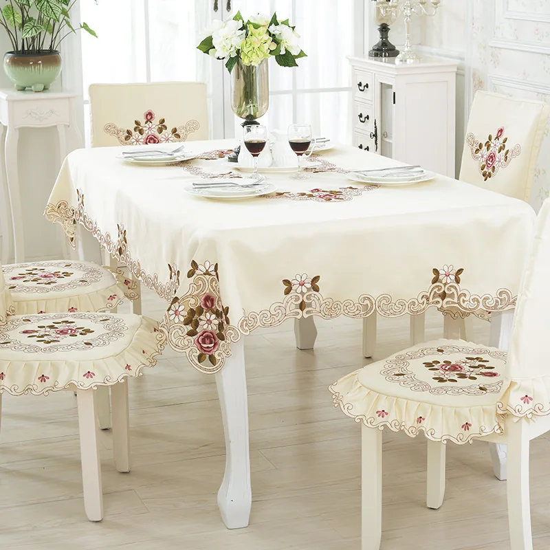 Polyester Tablecloth Anti-oil Lace Home Decoration Multi-size Floral Embroidered For Wedding Hotel Table Cover Tea tablecloth
Polyester Tablecloth Anti-oil Lace Home Decoration Multi-size Floral Embroidered For Wedding Hotel Table Cover Tea tablecloth