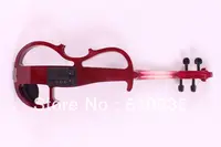 4/4 Electric Violin Silent Pickup Fine tone parts include New Golden Color #8-6 red color