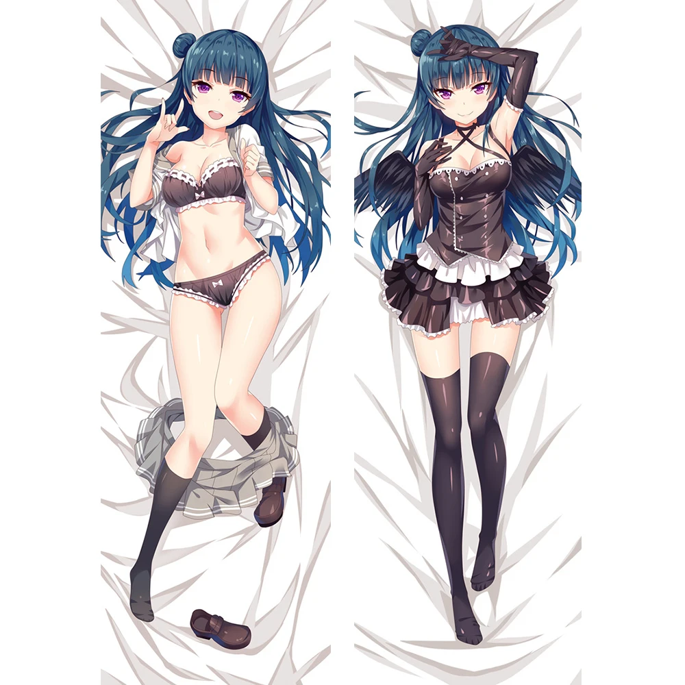 

Lovelive Sunshine Yoshiko Tsushima Throw Pillow Cases Love Live Sunshine Sakurauchi Riko Kurosawa Dia Dakimakura