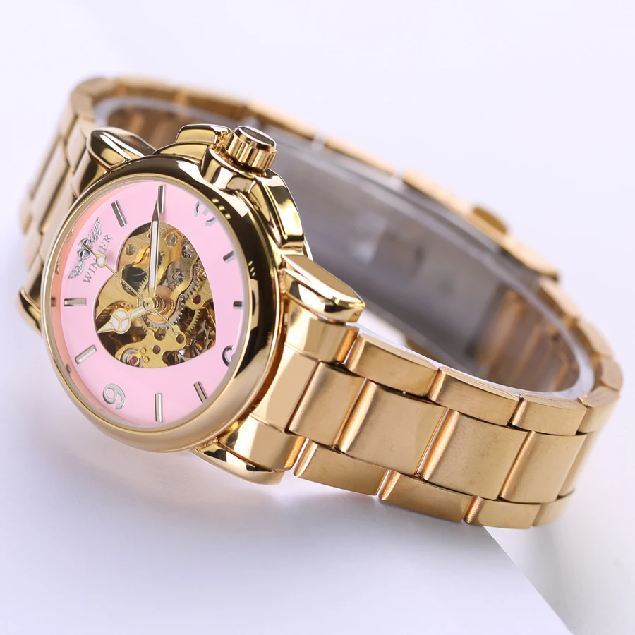 Winner Woman Watch Female Mechanical Skeleton Wristwatch 2016 Fashion Stainless Steel Casual Stylish Lady Gift Fress Shipping Winner Woman Watch Female Mechanical Skeleton Wristwatch 2016 Fashion Stainless Steel Casual Stylish Lady Gift Fress Shipping