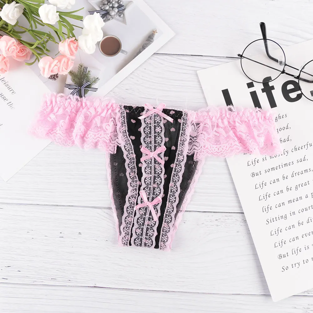 Sexy Bow Patchwork Panties Briefs Women Lace Knickers Charming Underwear Low-Rise V-String G-String Intimate Accessories
Sexy Bow Patchwork Panties Briefs Women Lace Knickers Charming Underwear Low-Rise V-String G-String Intimate Accessories