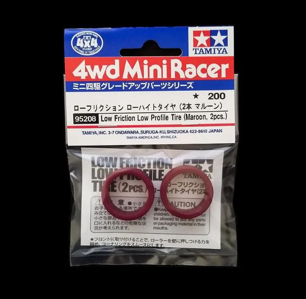 2Pcs Low Friction Low Profile Tire Maroon 95208 For Tamiya Mini 4WD Racing Car Model Spare Parts
2Pcs Low Friction Low Profile Tire Maroon 95208 For Tamiya Mini 4WD Racing Car Model Spare Parts