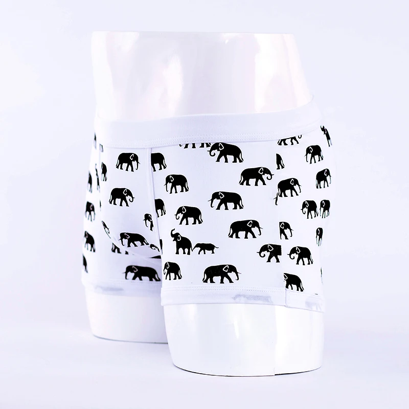 Animal Print Underpants Breathable Mens Boxers Shorts Cotton Underwear Hombre Boxer Cueca Male Boxer Panties Spandex Mens Trunk02