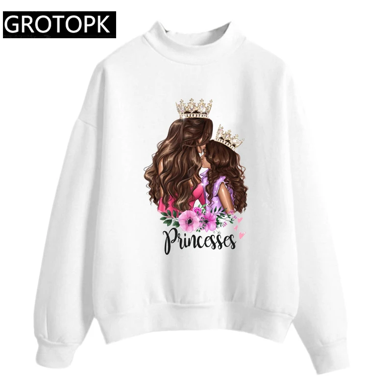 Princess Mom and Girl Super Mama Hoody Korean Style Fashion Hoodies Women Harajuku Women's Sweatshirt Long Sleeve Hoody Pullover
Princess Mom and Girl Super Mama Hoody Korean Style Fashion Hoodies Women Harajuku Women's Sweatshirt Long Sleeve Hoody Pullover