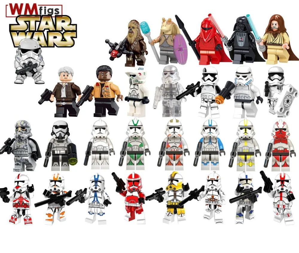 CloneTroopers Imperial Guard Han Solo First Order Snowtrooper Rebels Darth Vader Movie Super Heroes Building Blocks toy Gift
CloneTroopers Imperial Guard Han Solo First Order Snowtrooper Rebels Darth Vader Movie Super Heroes Building Blocks toy Gift