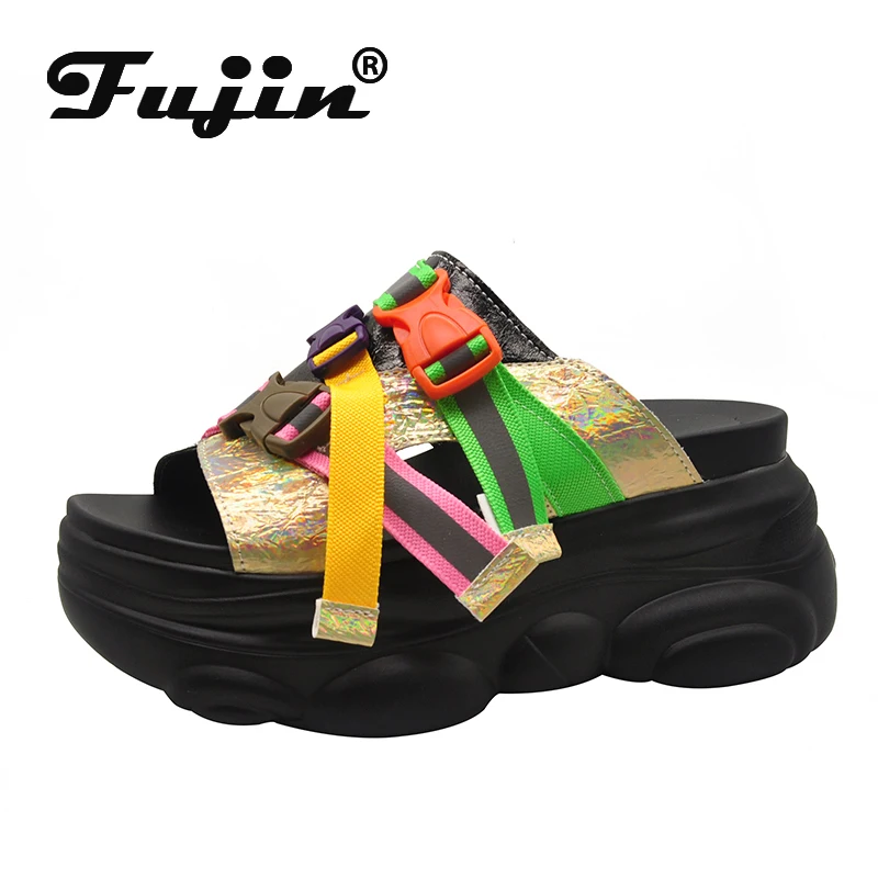 Fujin Slippers Female Dropshipping 2019 Summer New Letters Beach Color Matching Sets of Thick Platform Sponge Cakes and Slippers
Fujin Slippers Female Dropshipping 2019 Summer New Letters Beach Color Matching Sets of Thick Platform Sponge Cakes and Slippers