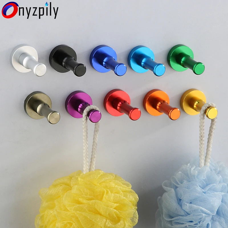 Wall Hook Clothes Hanger Candy Sugar Colorful Bathroom Kitchen Towel&Clothes Coat Aluminum Robe Hooks Bathroom Accessory
Wall Hook Clothes Hanger Candy Sugar Colorful Bathroom Kitchen Towel&Clothes Coat Aluminum Robe Hooks Bathroom Accessory