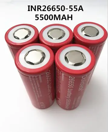 5pcs Dolidada 26650 battery 5500mah Battery 26650 Li-ion 3.7v Rechargeable Battery for Flashlight Electric tool 55A 26650Battery
5pcs Dolidada 26650 battery 5500mah Battery 26650 Li-ion 3.7v Rechargeable Battery for Flashlight Electric tool 55A 26650Battery