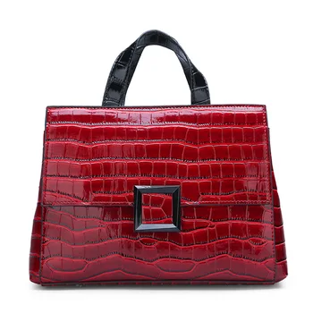 Fashion Simple Women's Designer Handbag 2019 New Quality PU Leather Women Casual Tote bag Alligator Shoulder Crossbody Bags
Fashion Simple Women's Designer Handbag 2019 New Quality PU Leather Women Casual Tote bag Alligator Shoulder Crossbody Bags