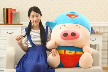 about 95cm McDull pig turn to superman plush toy throw pillow Christmas gift w8086
about 95cm McDull pig turn to superman plush toy throw pillow Christmas gift w8086