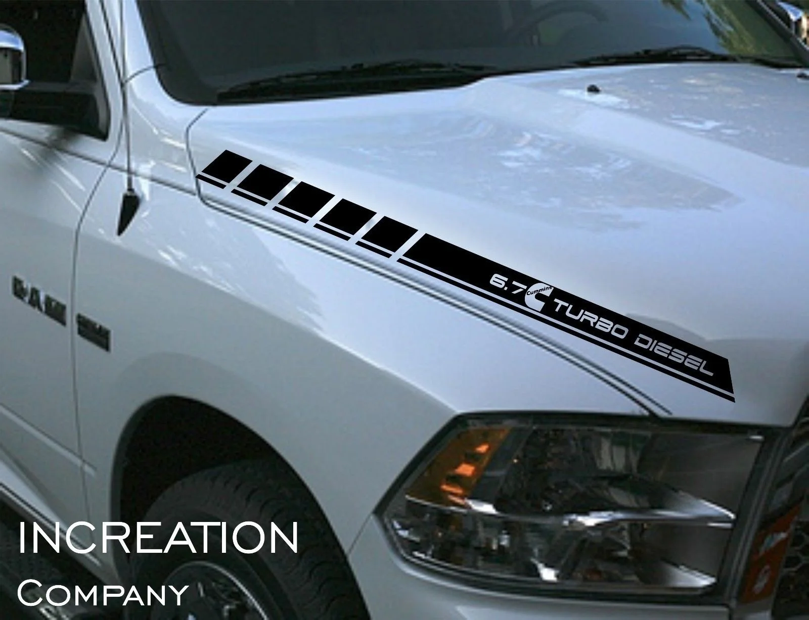 For (2Pcs)Dodge Ram 2 vinyl hood stripes 6.7L turbo decals Hemi Mopar Graphics Rt
For (2Pcs)Dodge Ram 2 vinyl hood stripes 6.7L turbo decals Hemi Mopar Graphics Rt